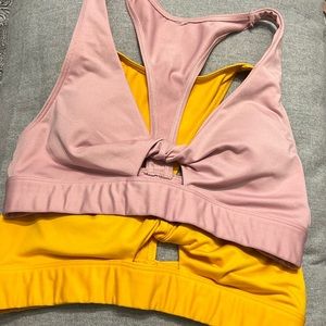 Pink bras Sweat to Swim